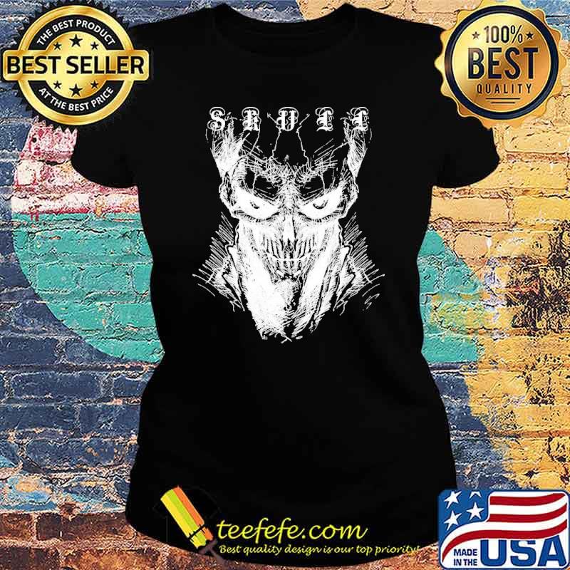 Skull Paint Shirt Ladies tee Skull Paint Shirt Ladies tee