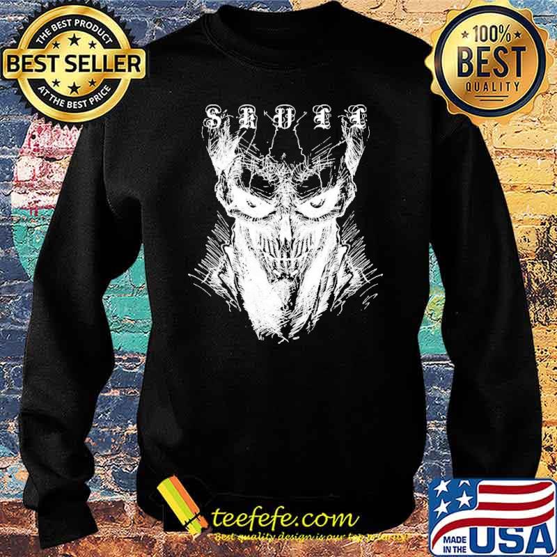 Skull Paint Shirt Sweater Skull Paint Shirt Sweater
