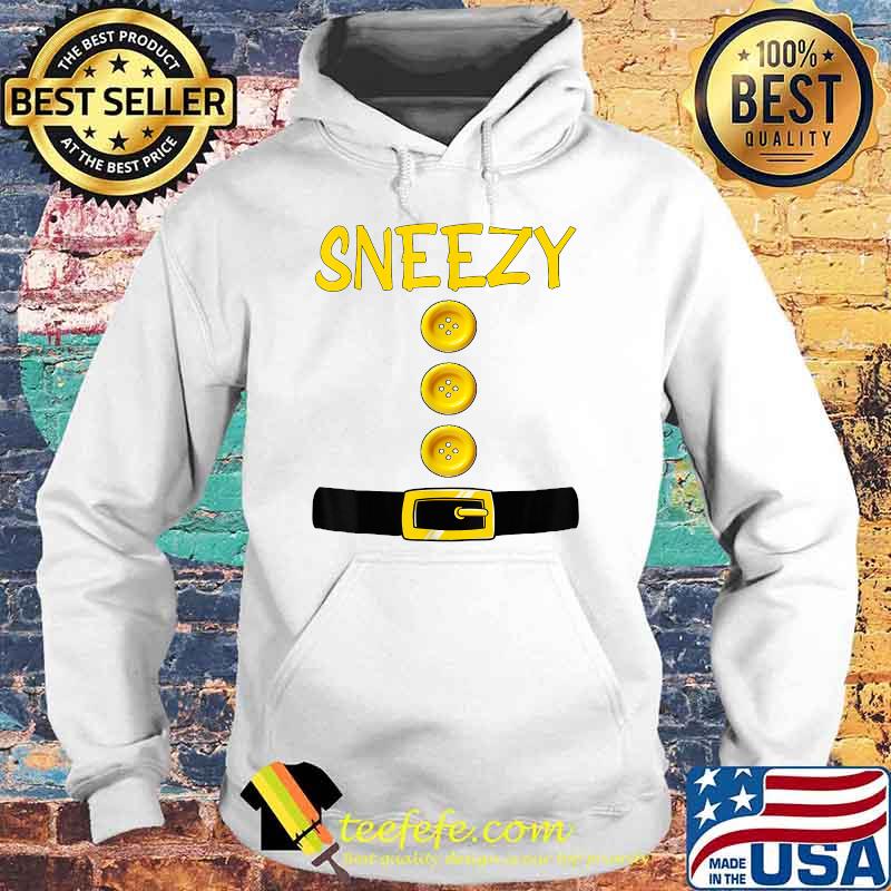 Sneezy Dwarf Halloween Costume Color Matching Bashful Dwarf T-Shirt Hoodie Sneezy Dwarf Halloween Costume Color Matching Bashful Dwarf T-Shirt Hoodie