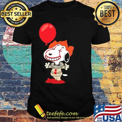 Snoopy Pennywise Clown Shirt