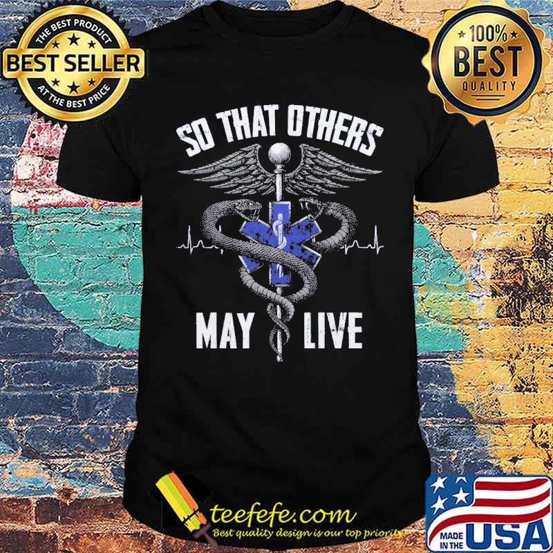 So That Others May Live navy blue shirt