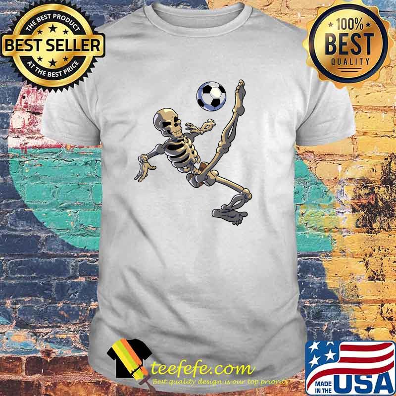 Soccer Skeleton Halloween Player Halloween T-Shirt