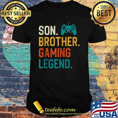 Son Brother Gaming Legend Gamer T-Shirt