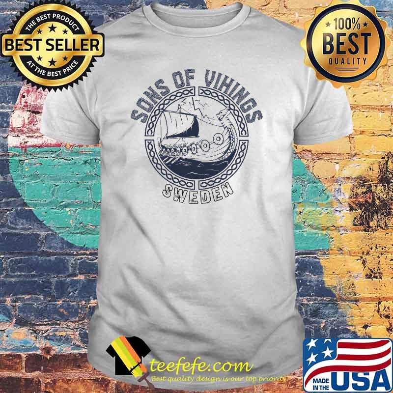 SONS OF VIKINGS SWEDEN SHIRT SONS OF VIKINGS SWEDEN SHIRT