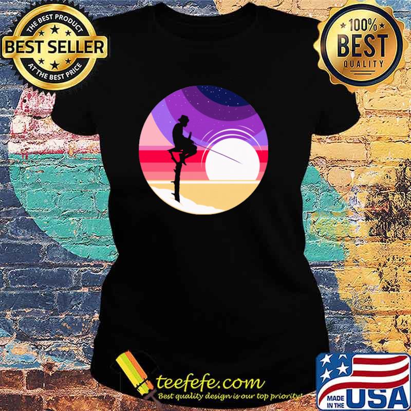 Space fishing vintage s Ladies tee Space fishing vintage s Ladies tee