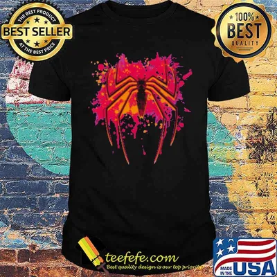 Spider watercolor shirt