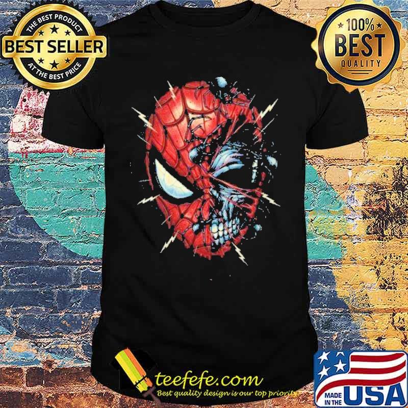 Spiderman Skull Face Mask Shirt