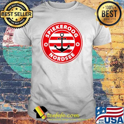 Spiekeroog Anchor North Sea Island T-Shirt