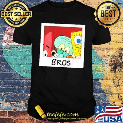 Spongebob squarepants bros shirt