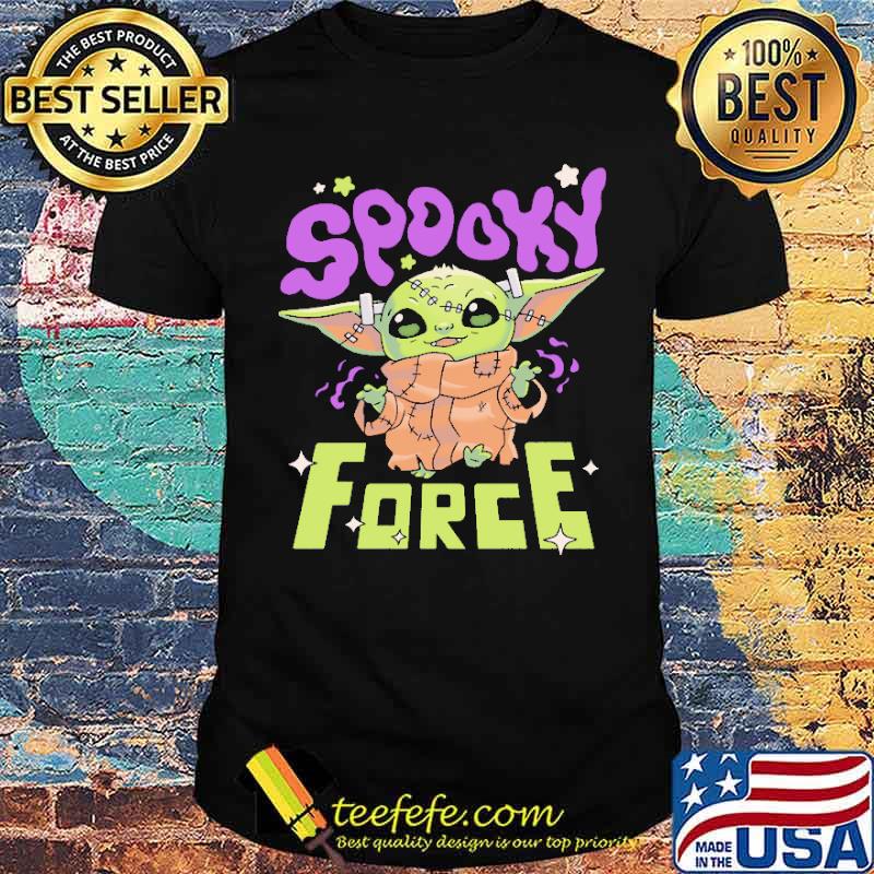 Spooky Force Halloween Baby Yoda Shirt