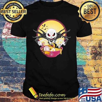 Spooky ramen Jack Skellington The Nightmare Before Christmas Shirt