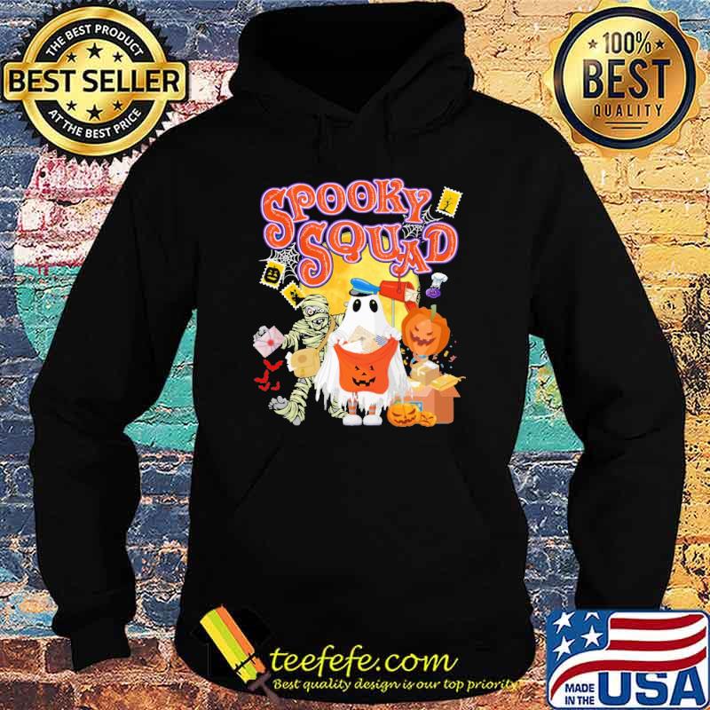 Spooky squad ghost postal worker halloween s Hoodie Spooky squad ghost postal worker halloween s Hoodie