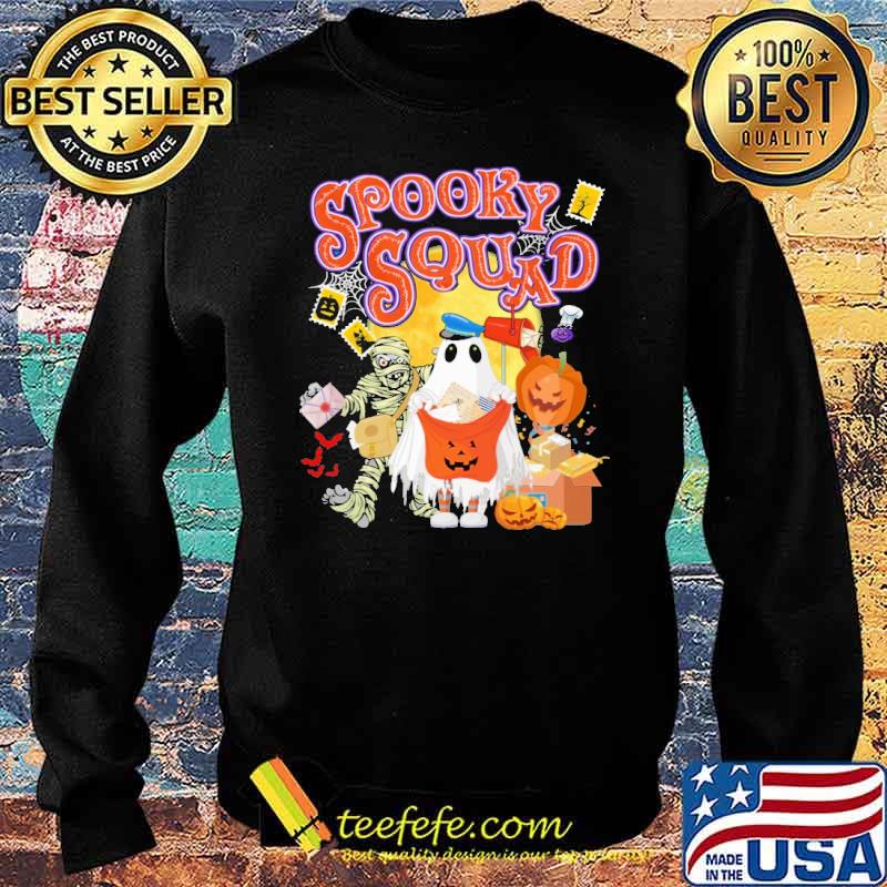 Spooky squad ghost postal worker halloween s Sweater Spooky squad ghost postal worker halloween s Sweater