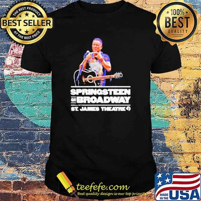Springsteen on broadway St. James Theatre shirt
