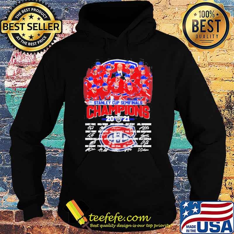 Stanley Cup Semifinal Champions 2021 Montreal Canadiens signatures s Hoodie Stanley Cup Semifinal Champions 2021 Montreal Canadiens signatures s Hoodie