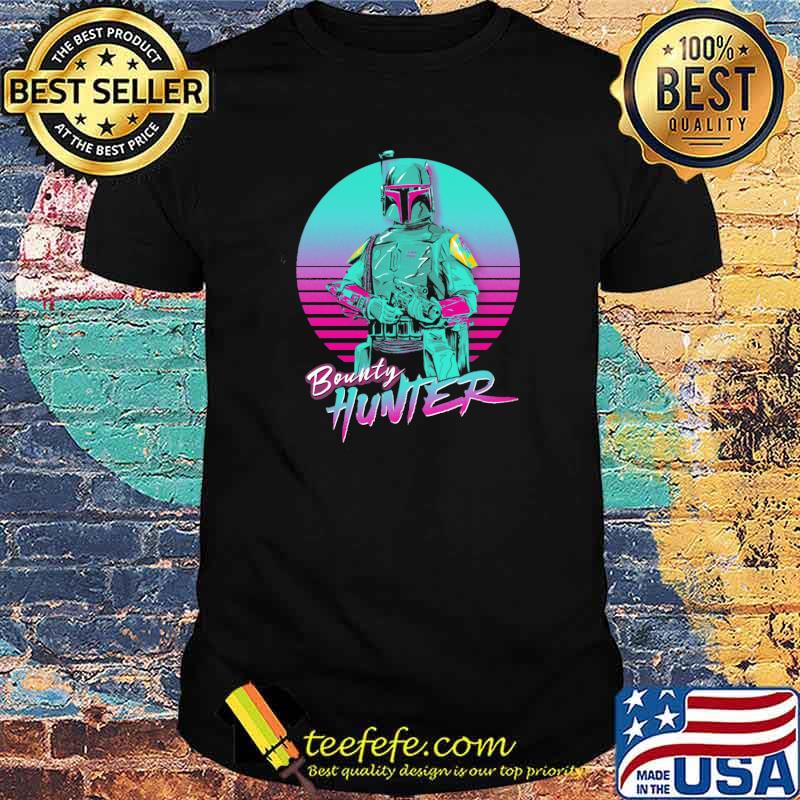 Star Wars The Mandalorian Bounty Hunter Retro Shirt