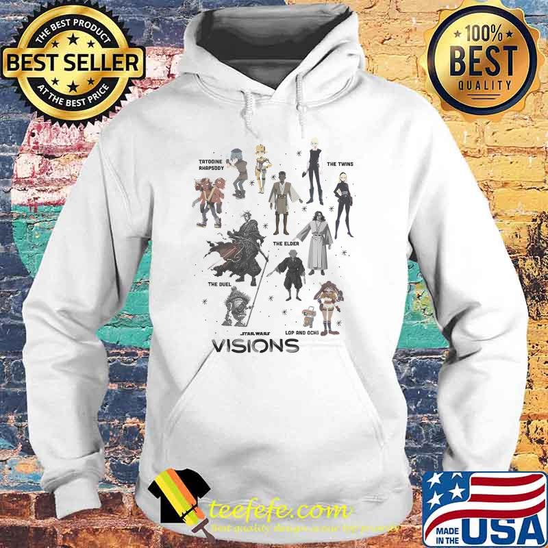 Star Wars Visions Textbook Character Poster T-Shirt Hoodie Star Wars Visions Textbook Character Poster T-Shirt Hoodie