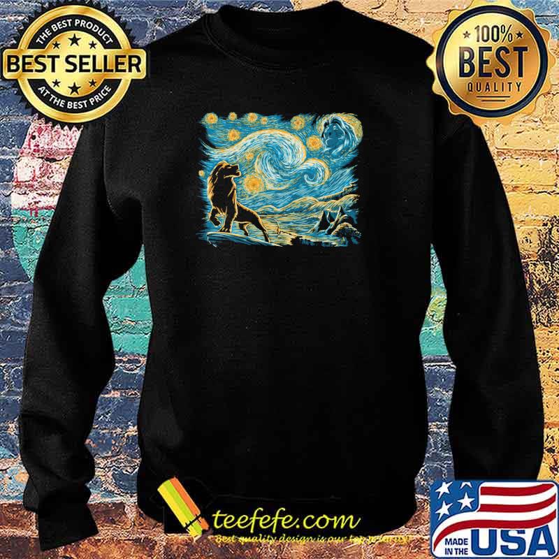 Starry king lion night sky s Sweater Starry king lion night sky s Sweater