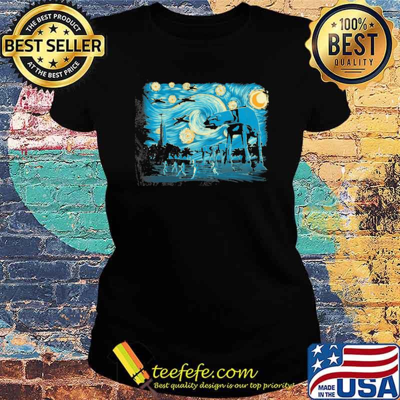 Starry Scarif Night Shirt Ladies tee Starry Scarif Night Shirt Ladies tee