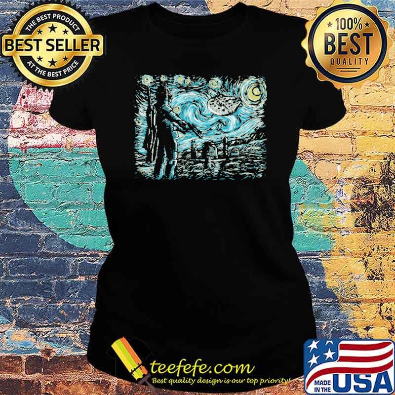 Starry Wars Vangohs Shirt Ladies tee Starry Wars Vangohs Shirt Ladies tee