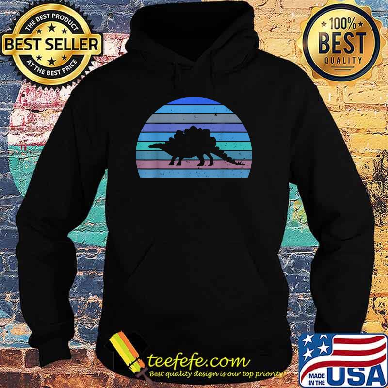 Stegosaurus Dinosaur Retro Vintage T-Shirt Hoodie Stegosaurus Dinosaur Retro Vintage T-Shirt Hoodie
