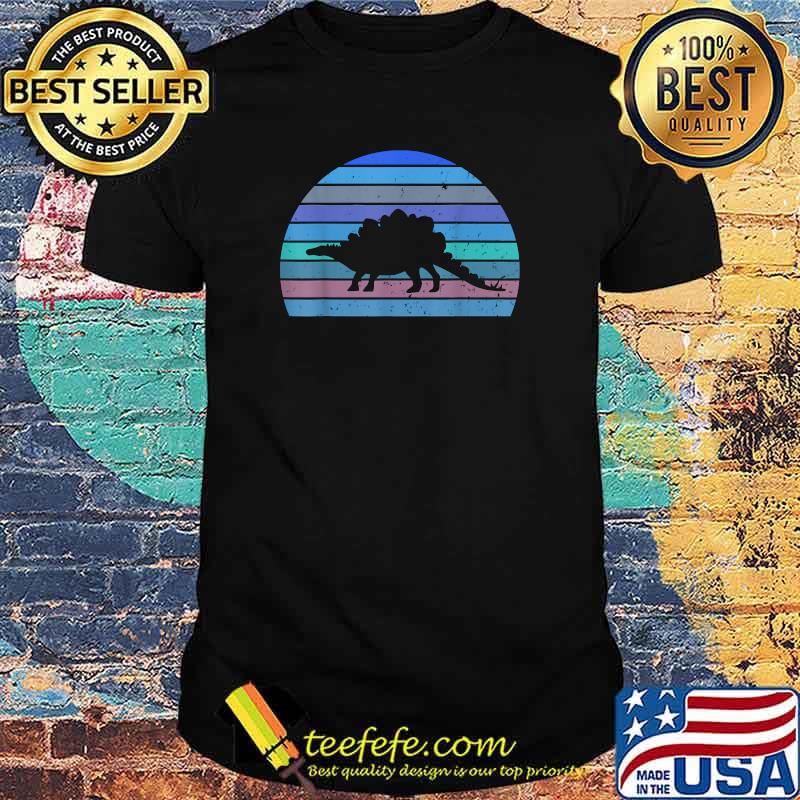 Stegosaurus Dinosaur Retro Vintage T-Shirt