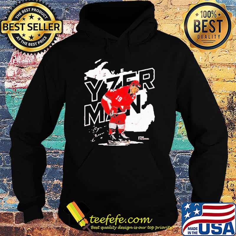 Steve Yzerman Player Map Red Wings Shirt Hoodie Steve Yzerman Player Map Red Wings Shirt Hoodie