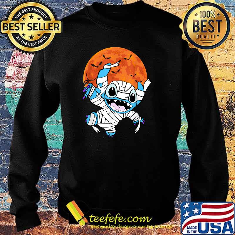 Stitch mummy happy Halloween Blood moon T-Shirt Sweater Stitch mummy happy Halloween Blood moon T-Shirt Sweater