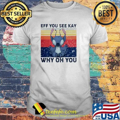 Stitch yoga eff you see kay why oh you vintage shirt