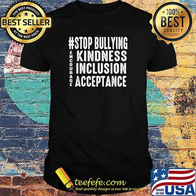 Stop Bullying Kindness Inclusion Acceptance T-Shirt