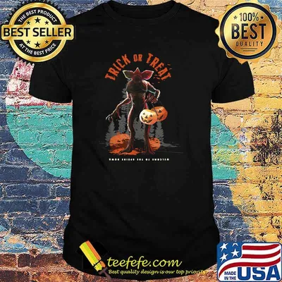 Stranger Things Halloween Demogorgon Trick Or Treat Fright T-Shirt