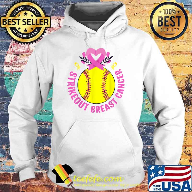 Strike Out Breast Cancer Awareness Softball Fighters 2021 T-Shirt Hoodie Strike Out Breast Cancer Awareness Softball Fighters 2021 T-Shirt Hoodie