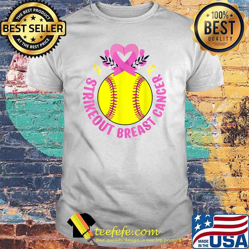 Strike Out Breast Cancer Awareness Softball Fighters 2021 T-Shirt