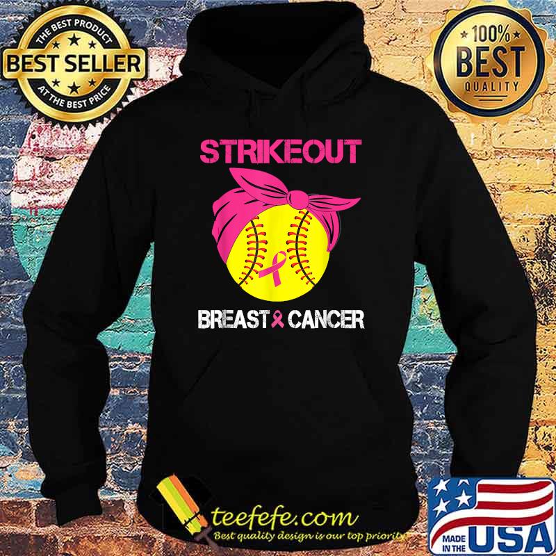 Strike Out Breast Cancer Awareness Softball Fighters T-Shirt Hoodie Strike Out Breast Cancer Awareness Softball Fighters T-Shirt Hoodie