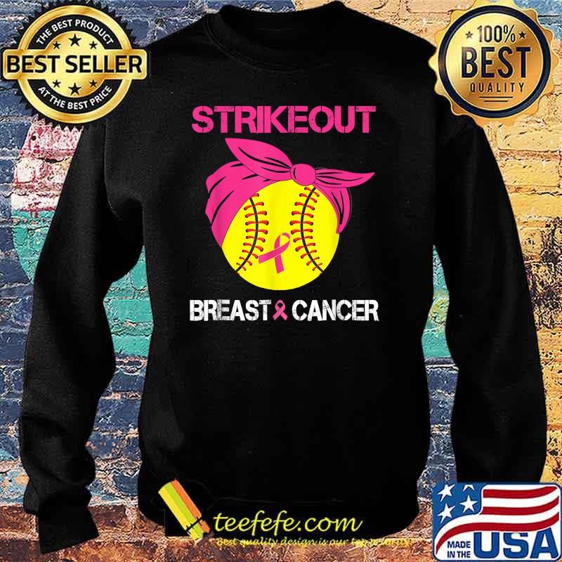 Strike Out Breast Cancer Awareness Softball Fighters T-Shirt Sweater Strike Out Breast Cancer Awareness Softball Fighters T-Shirt Sweater