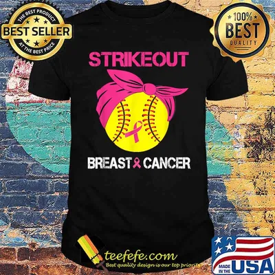 Strike Out Breast Cancer Awareness Softball Fighters T-Shirt