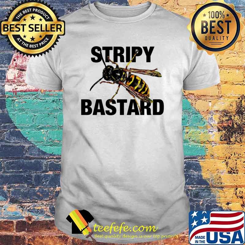 Stripy Bastard Bee Shirt