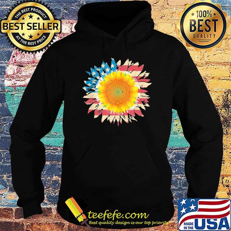 Sunflower American Flag Shirt Hoodie Sunflower American Flag Shirt Hoodie
