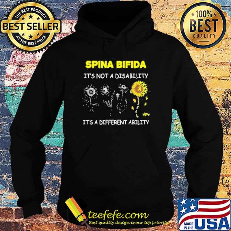 Sunflower Spina Bifida It’s not a Disability It’s a Different ABility 2021 Shirt Hoodie Sunflower Spina Bifida It’s not a Disability It’s a Different ABility 2021 Shirt Hoodie