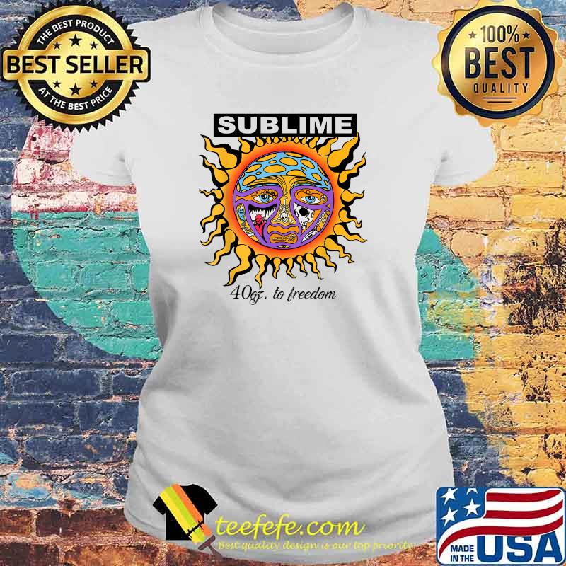 Sunflower Sublime 40oz To Freedom T-Shirt Laides tee Sunflower Sublime 40oz To Freedom T-Shirt Laides tee