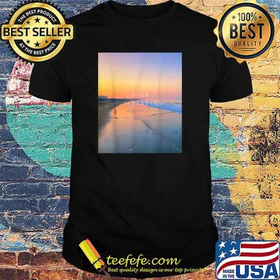 Sunrise High vibration view beach peace T-Shirt