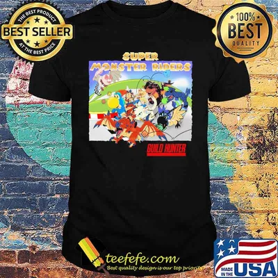 Super monster riders guild hunter stay craft repeat Mario Kart Video Game shirt