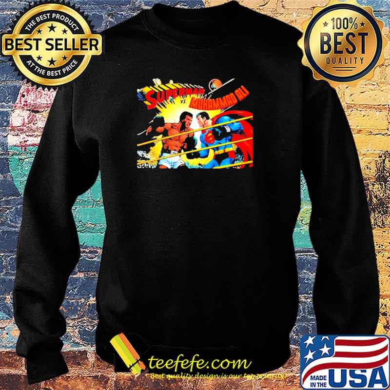 Superman Vs Muhammad Ali s Sweater Superman Vs Muhammad Ali s Sweater