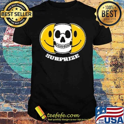 Surprize Philipp Plein Junior Smile Skull Logo shirt