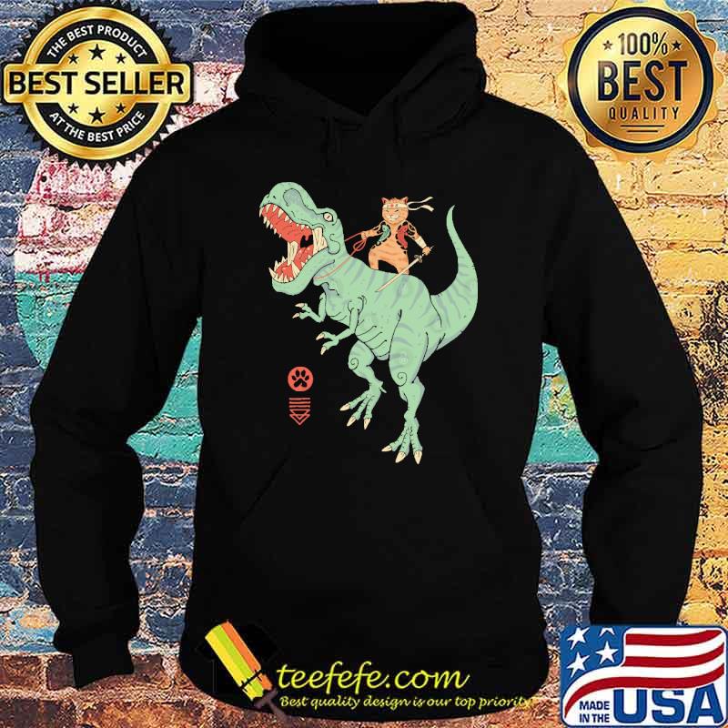 T-Rex Catana Cat Shirt Hoodie T-Rex Catana Cat Shirt Hoodie