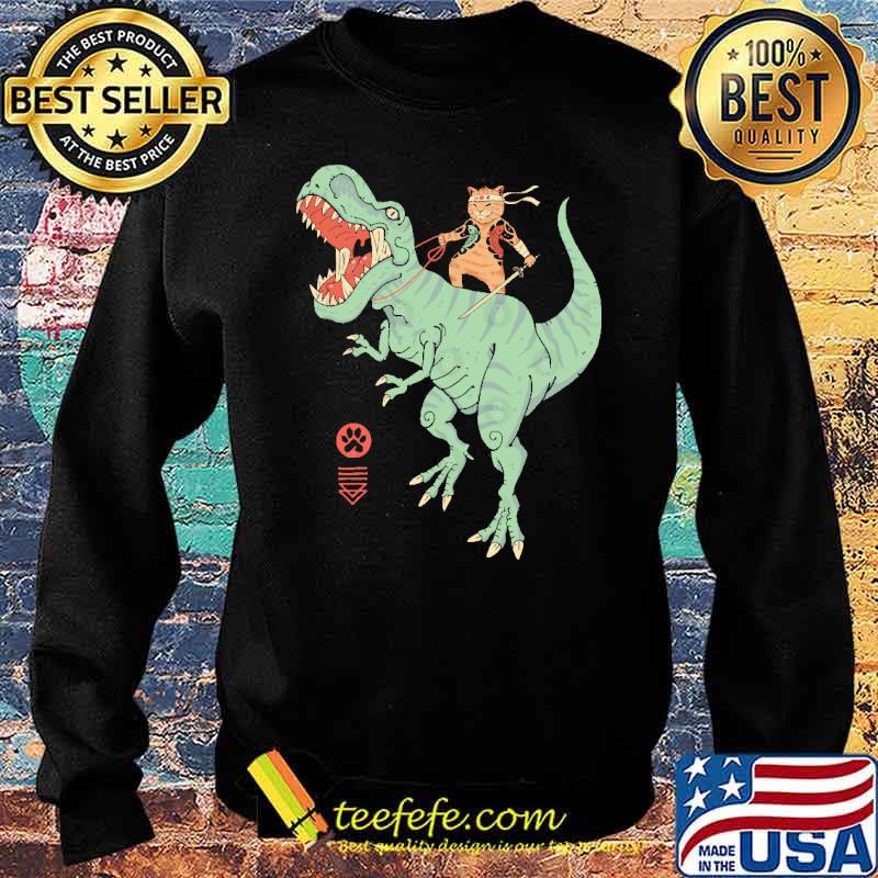 T-Rex Catana Cat Shirt Sweater T-Rex Catana Cat Shirt Sweater