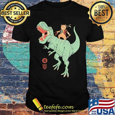 T-Rex Catana Cat Shirt