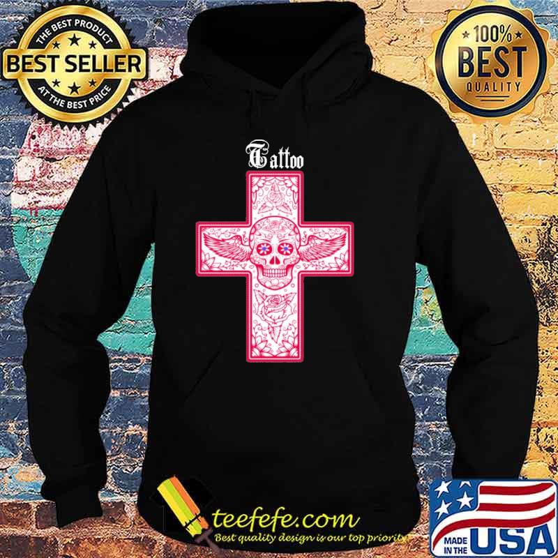 Tattoo skull hippie cross Halloween s Hoodie Tattoo skull hippie cross Halloween s Hoodie
