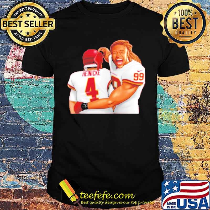 Chase Young Taylor Heinicke! T-shirt! - Hogs Haven