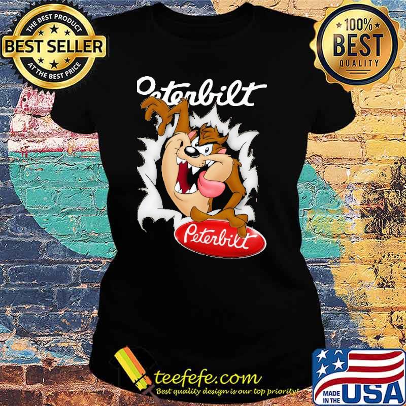 Taz mania with peterbilt logo s Ladies tee Taz mania with peterbilt logo s Ladies tee